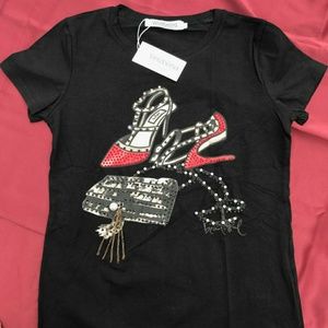 Black casual T Shirt